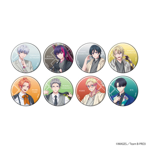 『B-PROJECT~熱烈*ラブコール~』缶バッジ 01/BOX01 BOX(全8種)(描き下ろしイラスト)